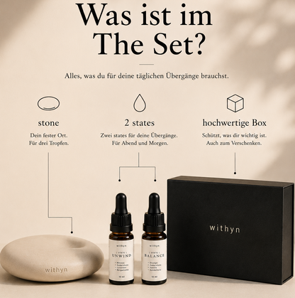The Set · 1 Stone + unwind & balance