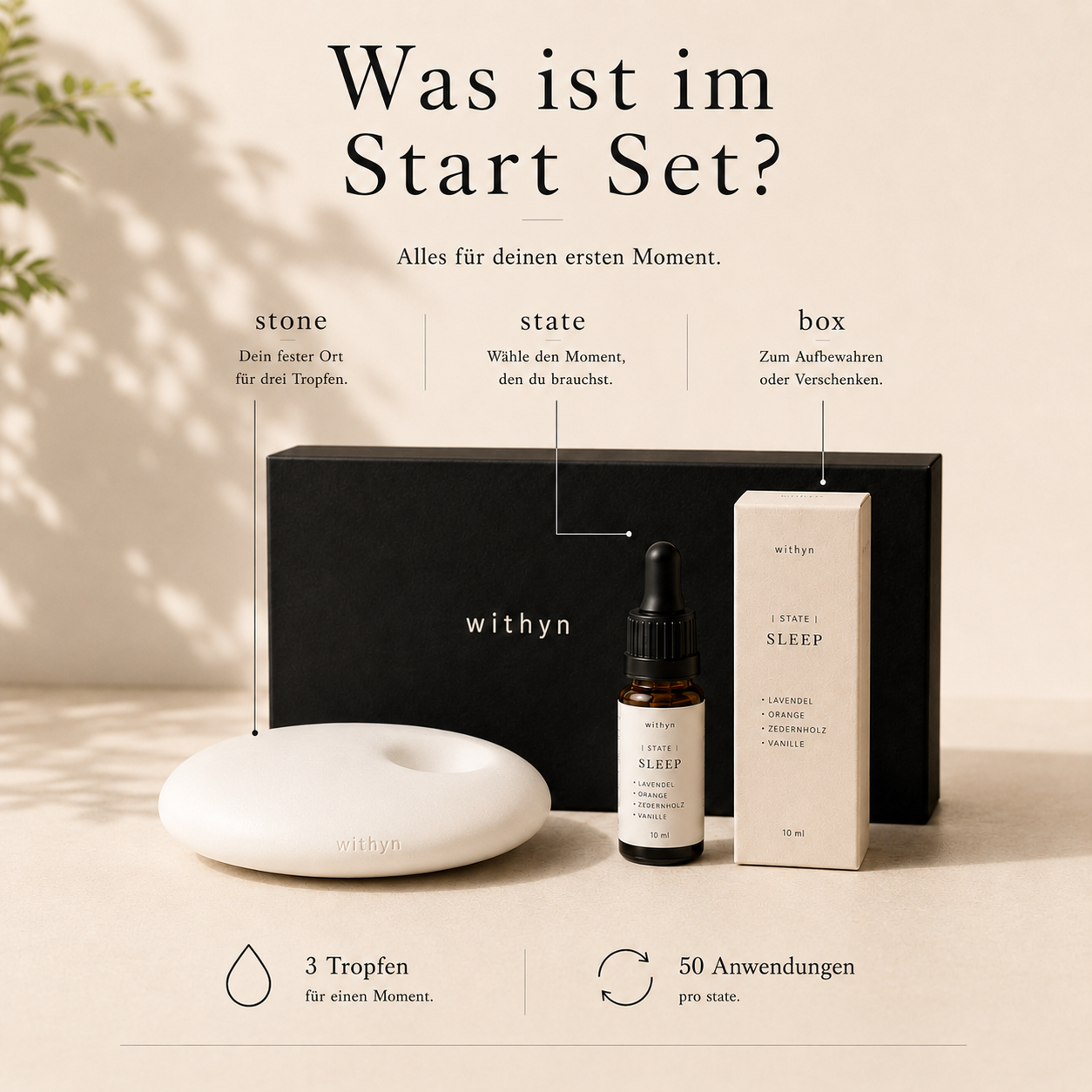 withyn Start Set · Duftritual zum Loslassen & Abschalten